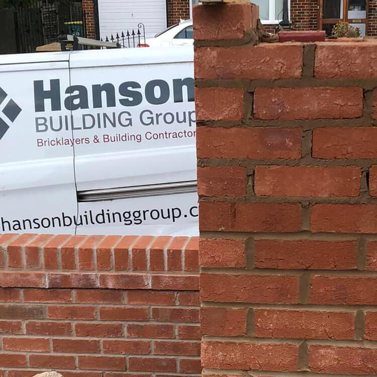 Builders in Preston - Garden Wall - Hanson Building Group